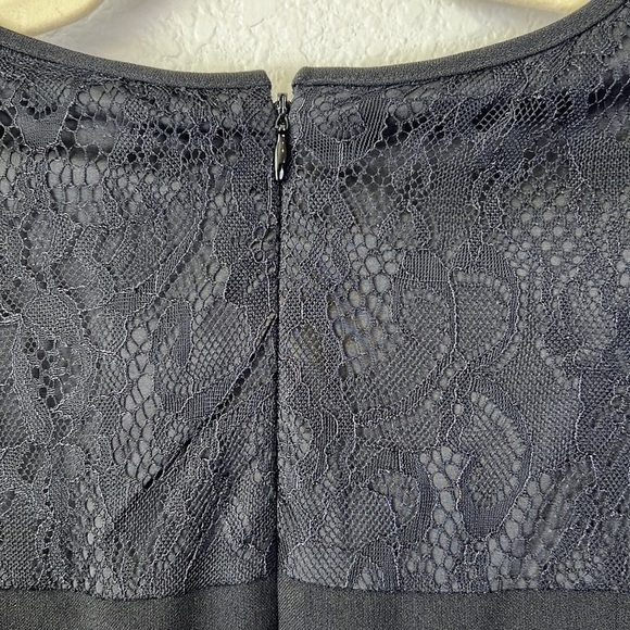 Adriana Papell Blace Lace Cocktail Dress Size 6 - Picture 8 of 11